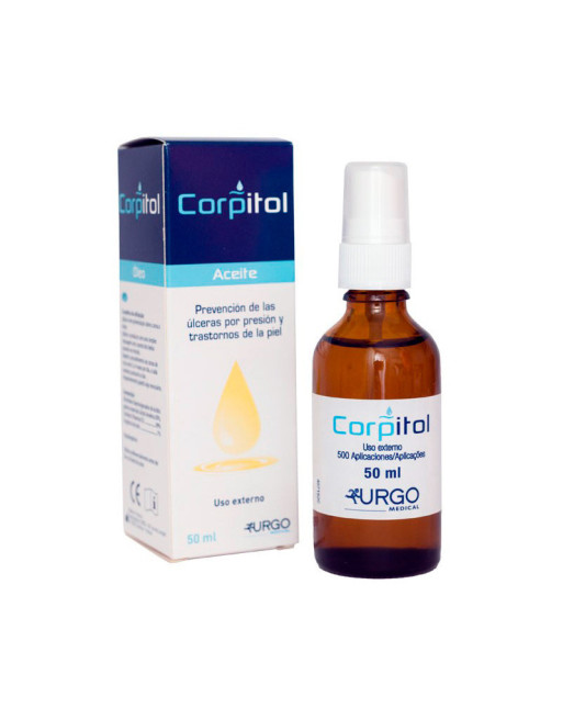 CORPITOL-óleo para a prevenção e tratamento das zonas cutâneas em risco de ulceração