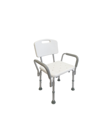 Cadeira de WC/Banho ( c/apoio de braços, Assento PE)