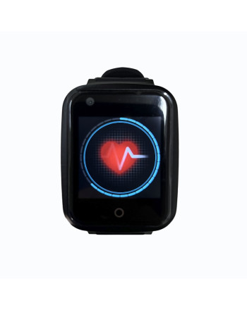 Relógio SOS de Pânico (4G, GPS) - Display de medições cardíacas